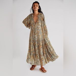 Free People Feeling Groovy Maxi Dress - Size Small
